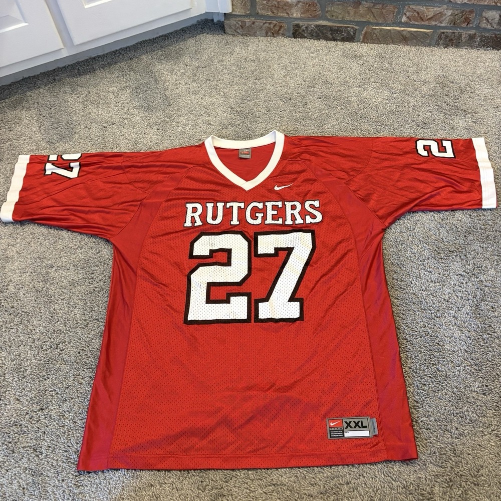 Vintage Nike Rutgers University Scarlet Knights #27 Football Jersey XXL